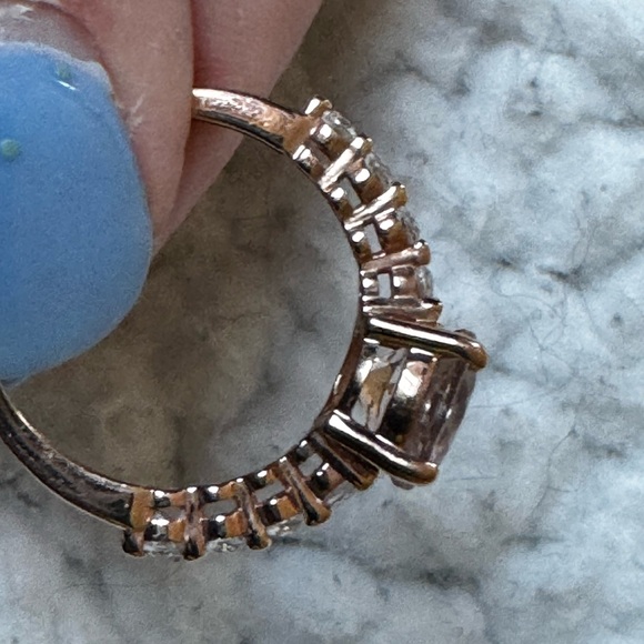 Peach  Morganite 10kt Ring - Picture 9 of 12